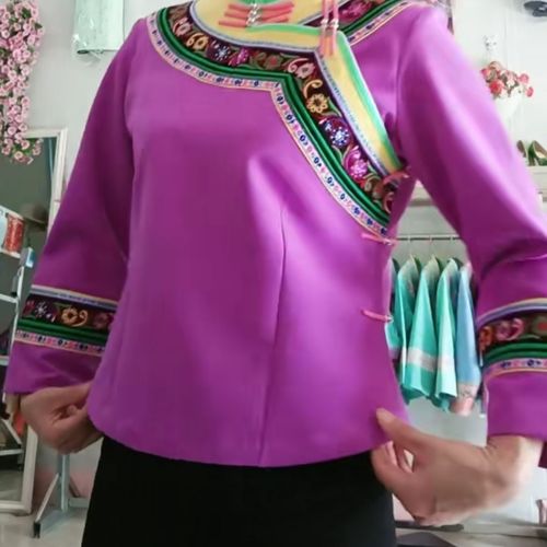 壯族,布依族名族服裝批發洋氣網紅中式民族民族風刺繡名族風